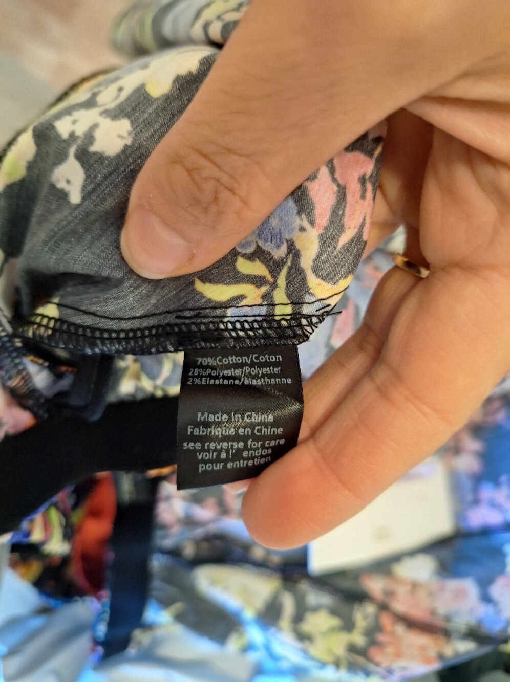 Caroline Constas Floral Tiered Mini Skirt with Red Belt - Picture 2 of 5